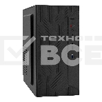 Компьютерный корпус Minitower ExeGate BAA-303U-UNS400 (mATX, БП UNS400 с вент. 12см, 2хUSB+1хUSB 3.0, HD Audio, черный), фото2