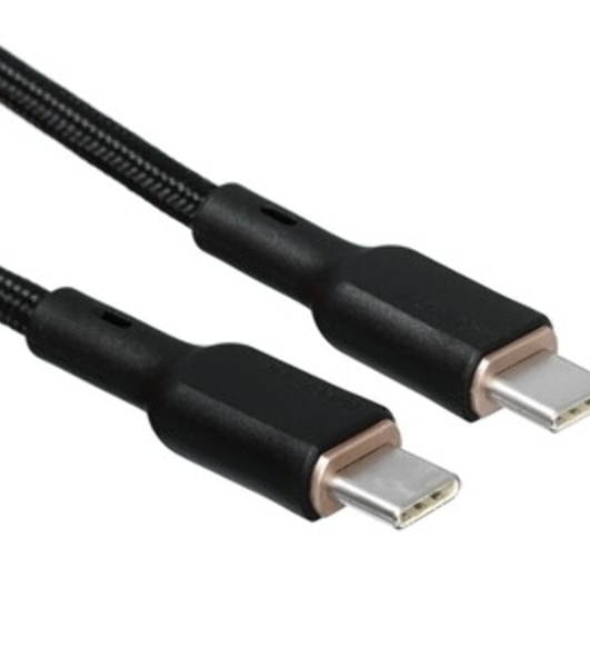 Кабель Aukey Nylon Braided 100w Kevlar 1m черный