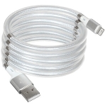 Кабель OLMIO MAGNET, USB 2.0 - Lightning, 1.2м, 2.1A,, фото3