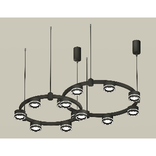 Светильник Ambrella light XR92091004/13 SBK/FR черный песок/белый матовый GX53 (A9209, C9238, C9232, N8434)