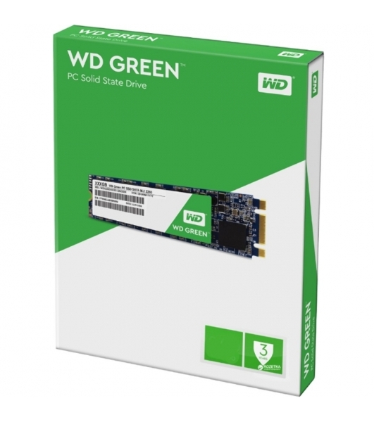 Накопитель SSD WD Green  3D NAND WDS480G2G0B 480ГБ M2.2280 SATA-III (TLC)
