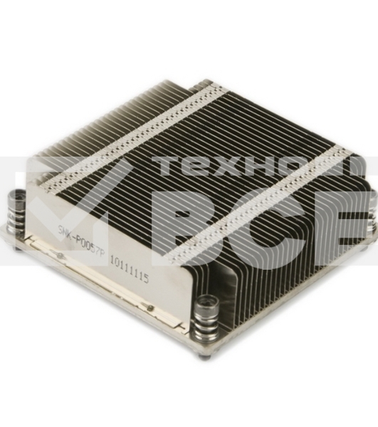 Радиатор Supermicro SNK-P0057P 1U Passive High Performance CPU Heat Sink  Intel Xeon Processor E5-2600  LGA2011 Square ILM