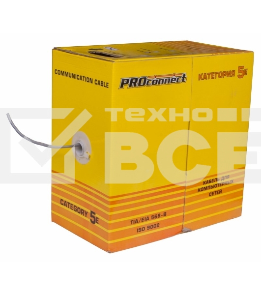 Кабель Proconnect (01-0043-3) Кабель UTP CAT5e 4 пары (305м) 0.51 мм CCA