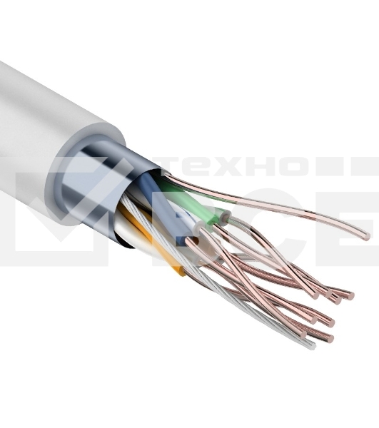 Кабель витая пара PROconnect LIGHT FTP 4PR 26AWG, CCA, CAT5, бухта 305 м