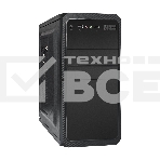 Компьютерный корпус Exegate EX284027RUS Minitower BA-202 Black, mATX, <без БП>, 2*USB, Audio, фото 1