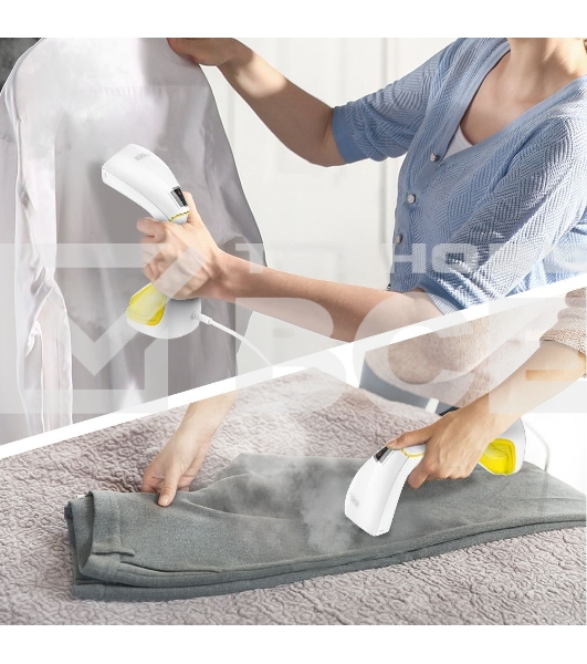 Отпариватель ручной Kitfort КТ-999-4 желтый/белый