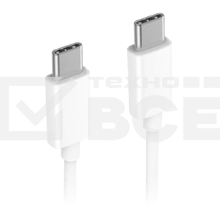 Кабель Buro PD15W USB Type-C (m) USB Type-C (m) 1м белый