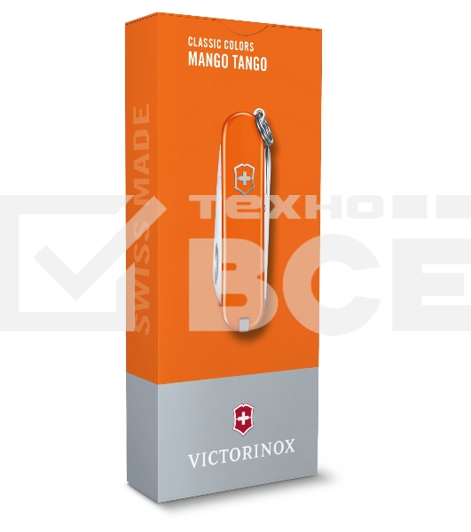 Нож перочинный Victorinox Classic Mango Tango (0.6223.83G) 58мм 7 функций карт.коробка