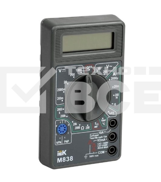 Мультиметр IEK Universal M838цифровой