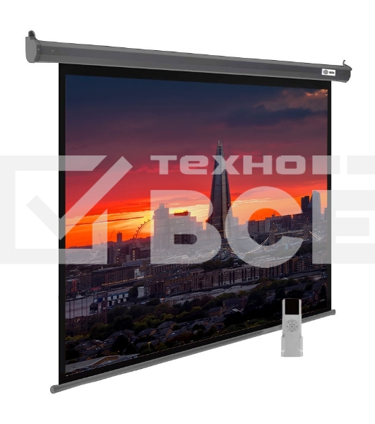 Экран Cactus 150x240см SIlverMotoExpert CS-PSSME-240X150-DG 16:10 настенно-потолочный рулонный тёмно-серый (моторизованный привод)