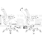 Кресло компьютерное Бюрократ CH-W797/PK/TW-13A TW-13A розовый, спинка сетка, сиденье розовый, колеса белый/розовый, пластик белый, фото10