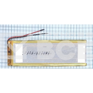 Аккумулятор Li-Pol (батарея) 4*45*143мм 2pin 3.7V/3000mAh