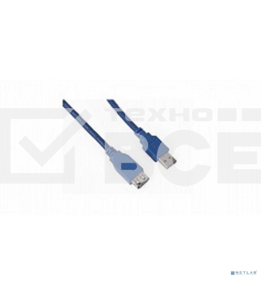 Кабель AM/AF USB3.0 0.5m VCOM удлинитель USB 3.0, VUS7065-0.5M