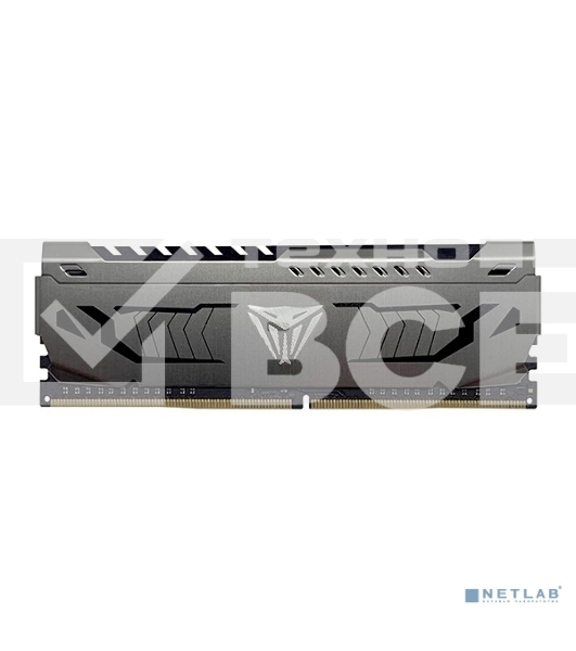 Оперативная память Patriot Viper Steel, DDR4, 8GB, 3000MHz, CL16, DIMM, с радиатором, черный
