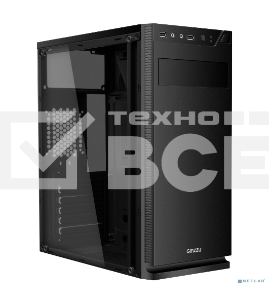 Компьютерный корпус Ginzzu A250  Window  w/o PSU