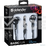 Наушники Defender вставки Basic 609 черный/белый, фото11