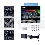 Корпусный вентилятор LIAN LI UNI FAN TL LCD (3pcs) G99.12TLLCD3B.00 черный 120мм 1900rpm 27db 7-pin, фото6
