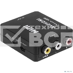 Конвертер 3 RCA на HDMI, пластик, черный  Rexant, фото2