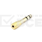 Переходник miniJack 3,5 мм - на Jack 6,3 мм позолоченный, фото2