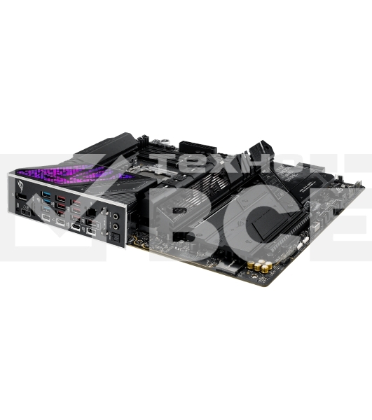 Материнская плата ASUS ROG STRIX Z890-E GAMING WIFI, LGA 1851, Intel Z890, 4xDDR5, 4xSATA, 7xM.2, 1xPCIe 5.0 x16, 1xPCIe 4.0 x16, 1xHDMI, 1xDP, 2xUSB-C Thunderbolt 4, 7xUSB-A 3.2 Gen 2, 3xUSB-A 3.2 Gen 1, 2xUSB-C 3.2 Gen 2x2, 1x 5Gb LAN, 2x3.5 мм, 7.1, AT