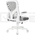 Кресло компьютерное Бюрократ ASTER N-W TW-04 Neo Grey темно-серый, сетка/ткань, крестов. пластик, пластик белый, фото6