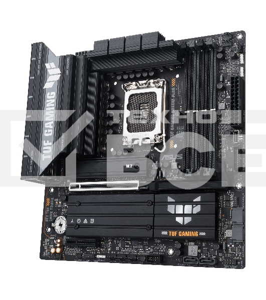 Материнская плата ASUS TUF GAMING B860M-PLUS, LGA 1851, Intel B860, 4xDDR5, 4xSATA, 3xM.2, 1xPCIe 5.0 x16, 1xPCIe x4, 1xUSB-C, 4xUSB-A 3.2 Gen 1, 2xUSB-A 3.2 Gen 2, 1xHDMI, 1xDP, 1x2.5Gb LAN, 7.1, mATX