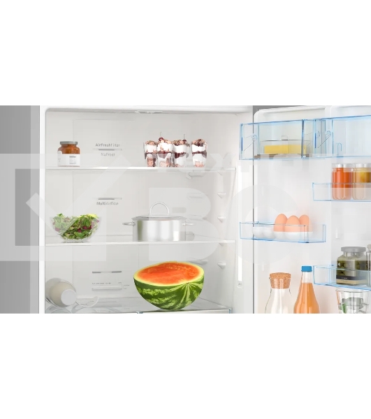 Холодильник Bosch KGN76CI30U серебристый двухкамерный 406/115л морозилка снизу, No Frost