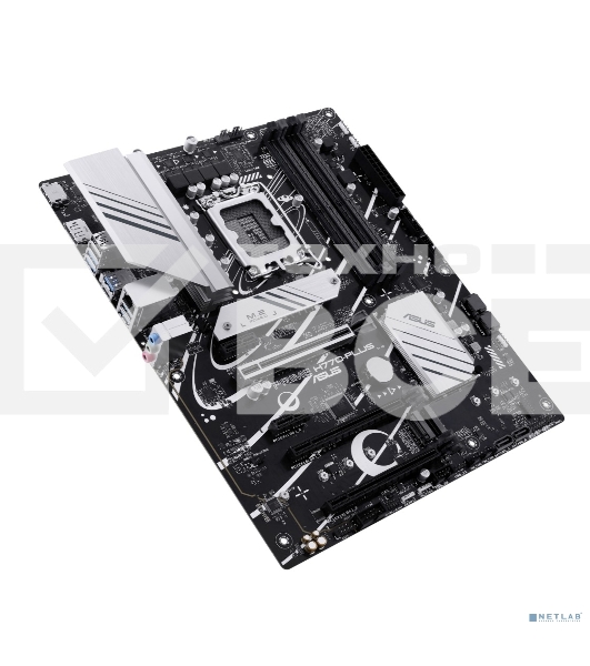 Материнская плата ASUS PRIME H770-PLUS, LGA 1700, Intel H770, 4xDDR5, 4xSATA, 3xM.2 PCIe 4.0 x4, 1xPCIe 5.0 x16, 2xPCIe 4.0 x4, 1xHDMI, 1xDP, 1xUSB-C 3.2 Gen 2, 2xUSB 3.2 Gen 2, 3xUSB 3.2 Gen 1, 1x 2.5Gb LAN, 3x3.5 мм, 7.1, ATX