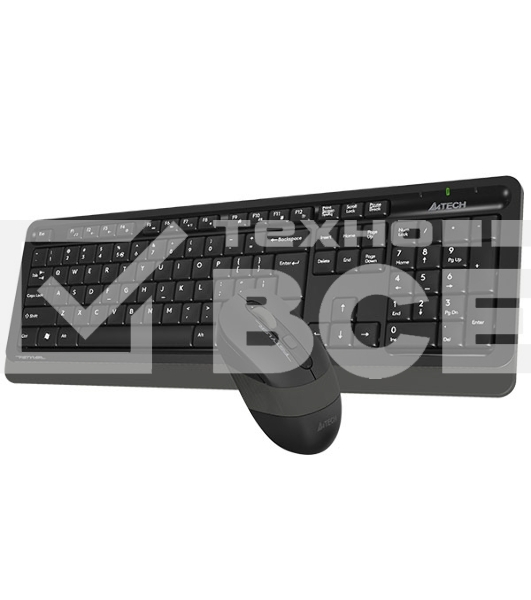 Комплект клавиатура+мышь A4Tech FStyler FG1010 беспроводной, USB, 2000 DPI, чёрный