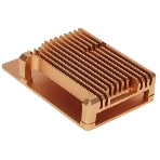 Корпус Qumo Aluminum case without fan, Raspberry Pi 4, gold(RS005), фото6