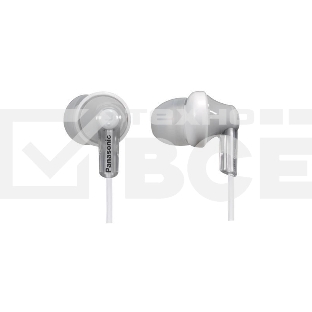 Наушники вкладыши Panasonic RP-HJE118GUS 1.1м серебристый проводные (в ушной раковине)