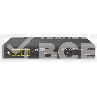 Управляемый коммутатор GSD-1002M IPv4/IPv6 Managed 8-Port 10/100/1000Mbps + 2-Port 100/1000X SFP Gigabit Desktop Ethernet Switch (POE PD, External PWR)