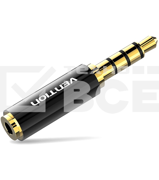 Переходник Vention Jack 2.5 mm F/3.5mm M Переходник Vention Jack 2.5 mm F/3.5mm M