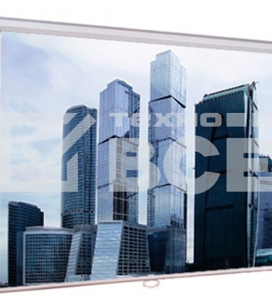 Экран Lumien 200x200см Eco Picture LEP-100103 1:1 настенно-потолочный рулонный