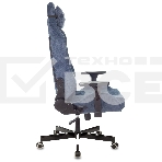 Кресло игровое Knight N1 Fabric синий Light-27 с подголов. крестовина металл, фото3