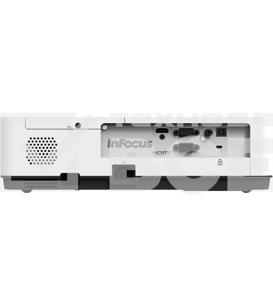 Проектор INFOCUS [IN1014] 3LCD, 3400 lm, XGA (1024x768), 2000:1, 1.481.78:1, 3.5mm in, Composite video, VGA IN, HDMI IN, USB b, лампа 20000ч.(ECO mode), RS232, 1x10W, 31дБ, 3,1 кг