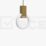 Светильник подвесной Halo Gold, 20 см, фото4