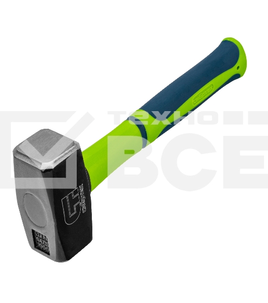 Кувалда Сибртех 1000г фибергласовая обрезиненная рукоятка