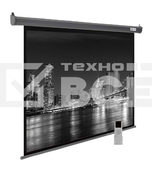 Экран Cactus 175x280см SIlverMotoExpert CS-PSSME-280X175-DG 16:10 настенно-потолочный рулонный тёмно-серый (моторизованный привод)