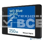 Накопитель SSD WD Blue SA510 WDS250G3B0A, 250Gb, SATA III, 2.5