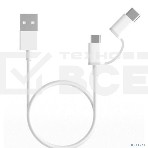USB-кабель Xiaomi Mi 2-in-1 USB Cable Micro-USB to Type-C  (30cm), фото2