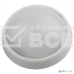Светильник светодиодный ЭРА ЖКХ IP54 12Вт 4000К 960лм круг 180х80 БЕЛ. SPB-1-12 (W), фото 1