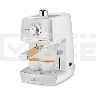 Кофеварка рожковая Ufesa CE7238 CREAM бежевый, исп. кофе - молотый, 1.2 л, 850 Вт, 20 Бар.