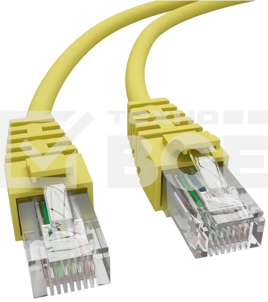 Патч-корд NTSS NTSS-PC-UTP-RJ45-5e-0.15-LSZH-YL NTSS-PC-UTP-RJ45-5E-0.15-LSZH UTP RJ-45 вил.-вилка RJ-45 кат.5E 0.15м желтый LSZH (уп.:1шт)
