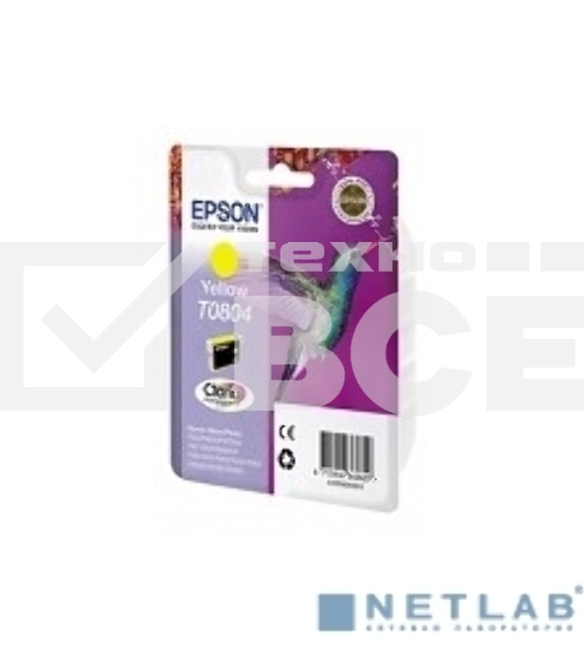Картридж струйный Epson C13T08044011 желтый для Epson St Ph P50/PX660/PX720WD (330стр.)