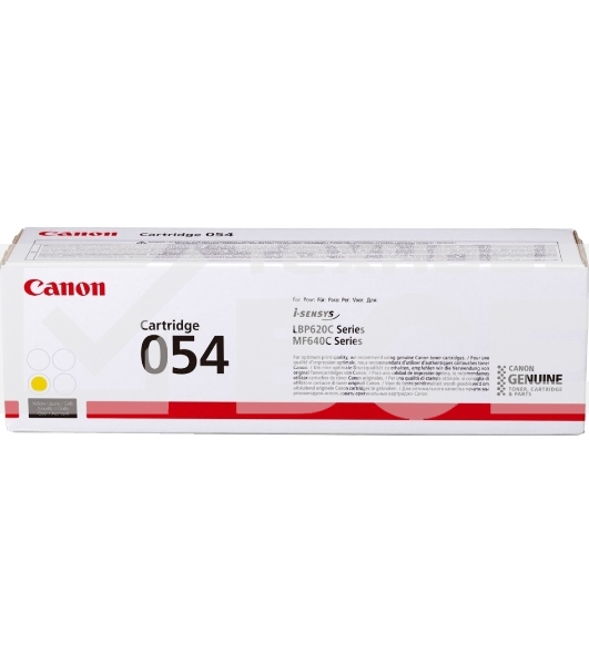 Картридж лазерный Canon 054 Y (3021C002) желтый (1200 стр.) для Canon i-SENSYS серий MF640, LBP620.