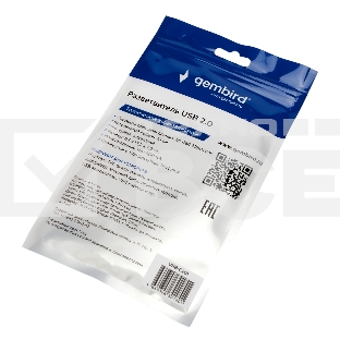 Разветвитель USB2.0 Gembird UHB-C201, 4xUSB2.0, кабель Type-C 10см, алюминий, пакет