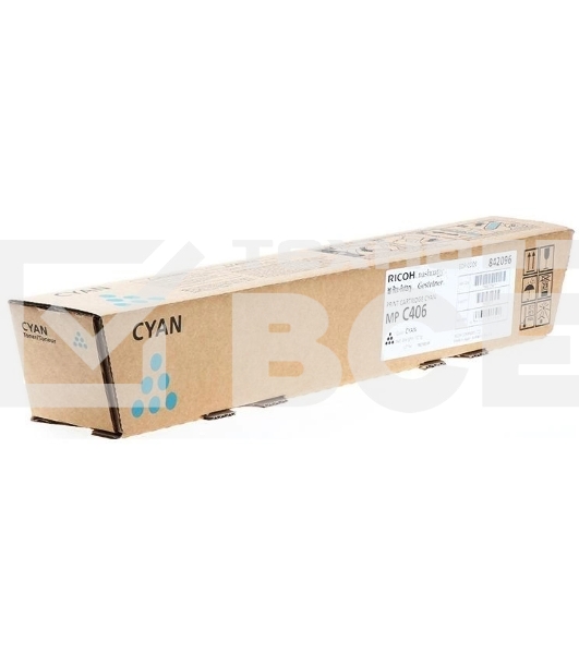 Картридж лазерный тип MP C406 голубой для Ricoh MPC306/406/307 (6000стр)