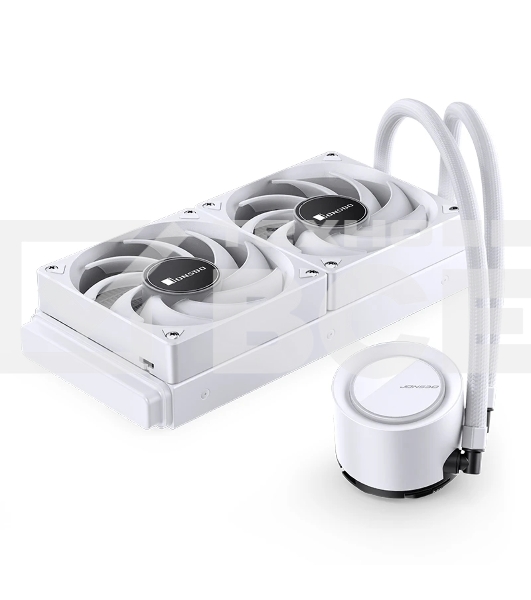 Система жидкостного охлаждения JONSBO TG-240 белый 120мм алюминий+медь 1800rpm 35.4db 4-pin 260W