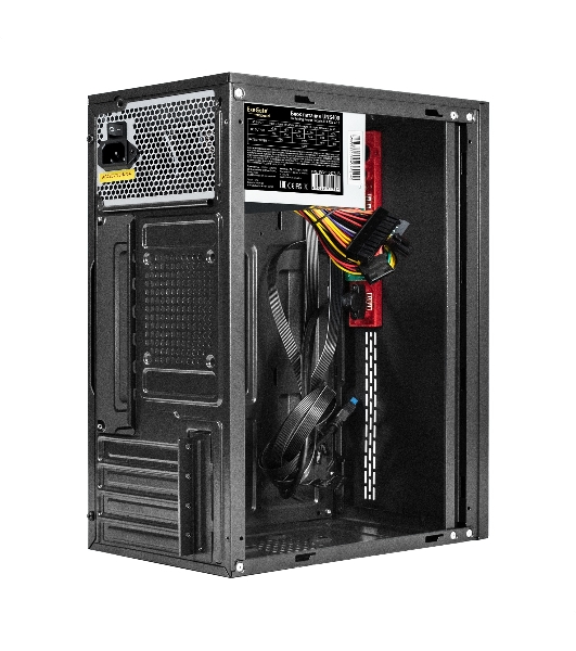 Компьютерный корпус Minitower ExeGate BAA-403U2-UNS400 (mATX, БП UNS400 с вент. 12см, 1*USB/2*USB 3.0, HD Audio, черный)